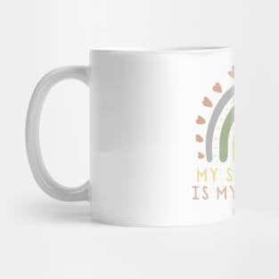 My son in law is my favorite child rainbow design Mug